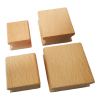 Customised Non-Inking Wooden Block Stamp (Square) - Assorted Size Available 